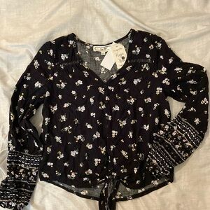 Hippie Rose long sleeve blouse